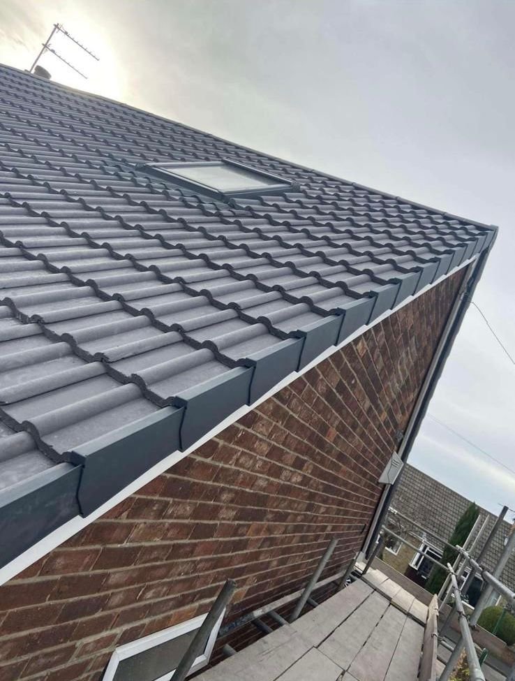 New tiled roof