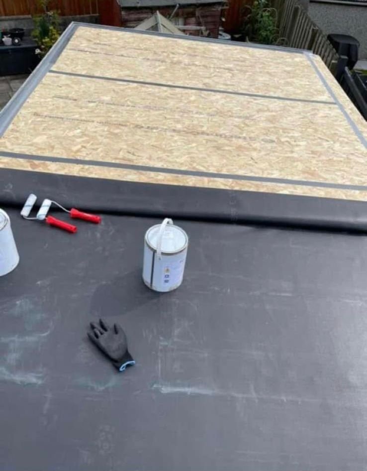 Flat roof edge detailing