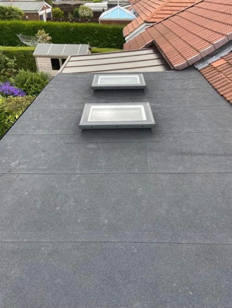 Flat roofing