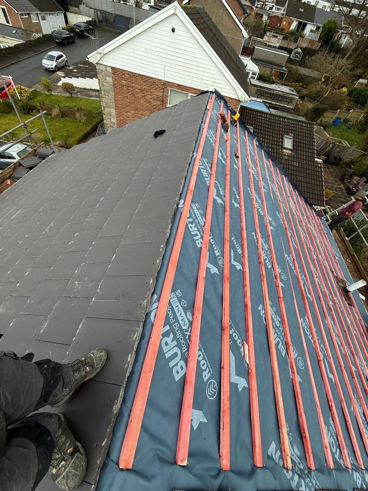 Detailed roof repair